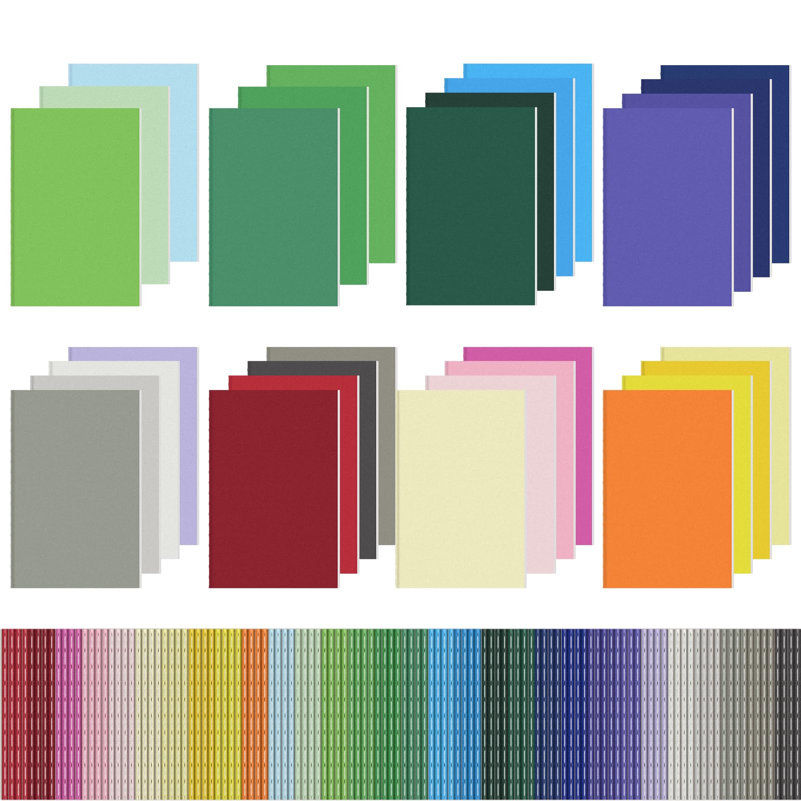 Xaztr 120 Pack A6 Small Lined Notebooks Bulk, 3.5 X 5.5 Inch - View #4