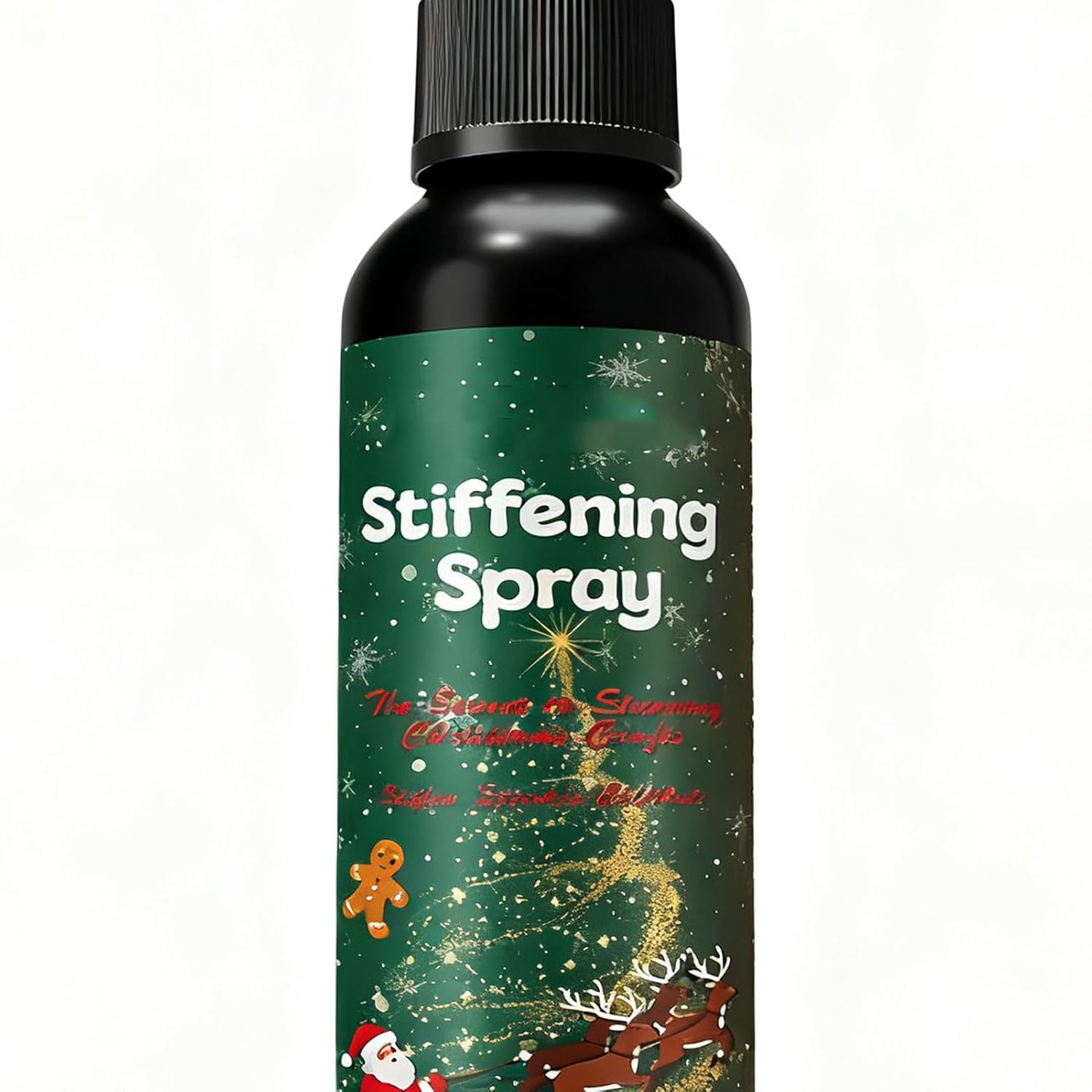 Hat Stiffener Spray – 120ml/50ml Quick-Drying Formula, Long-Lasting Fabric, Christmas Craft Supply, Easy Use Textile Spray for Felt Crochet Leather Laundry Repair