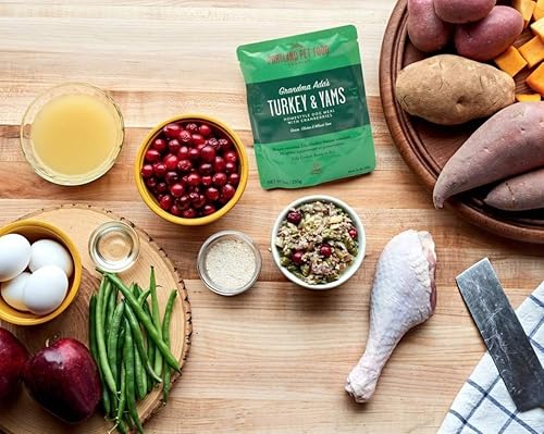 Miniatura 5 de Portland Pet Food Company Multipack (1 bolsa de comida y 1 paquete de galletas) - Wally's - Paquete combinado de galletas de calabaza sin granos y