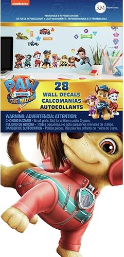 Miniatura 5 de RoomMates RMK4819SCS Paw Patrol - Calcomanías de pared para despegar y pegar