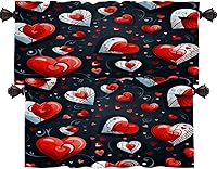 Vista 164 de Shrahala Ethnic Geometric Tribal Kitchen Valances Half Window Curtain, Native American Navajo Tribal Design Print Kitchen Valance for Window Ink