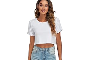 White Crop Top Shirt - Summer's Essential Staple
