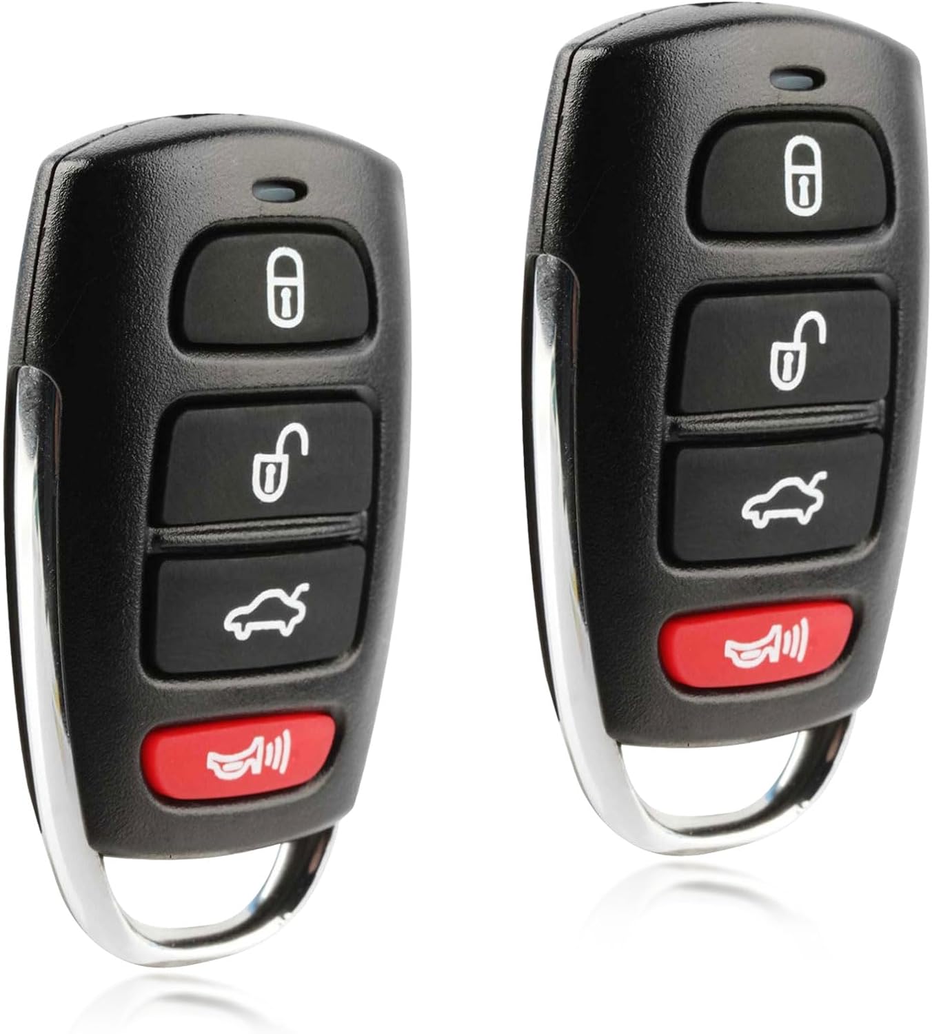 USARemote Key Fob Keyless Entry Remote fits 2006-2013 Hyundai Azera (SY55WY8212, SY52NDFNA04) - Black Plastic Remote with 4 Buttons (2-Pack)