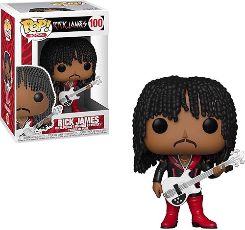 Miniatura 2 de Funko Rocks: Rick James - Superfreak Pop! Figura de vinilo (incluye funda protectora compatible con Pop Box)