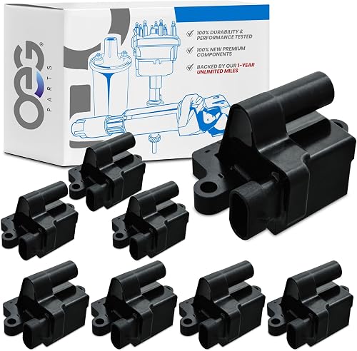 OEG Parts New Pack of 8 Ignition Coils Compatible With Buick Rainier 5.3L 2004-0