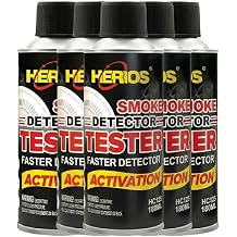 HERIOS Fire Alarm Smoke Detector Tester Spray, 180ml, Quick Test, No Stains