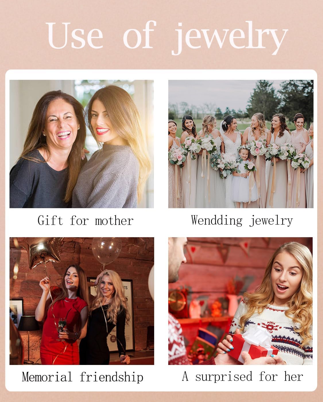 REASAYLL Jewelry Sets For Women 925 Sterling Silver Post Teardrop Dangle Stud Earrings Necklace Set Crystal Rhinestone Wedding Prom Costume Jewelry for Women - Image 5