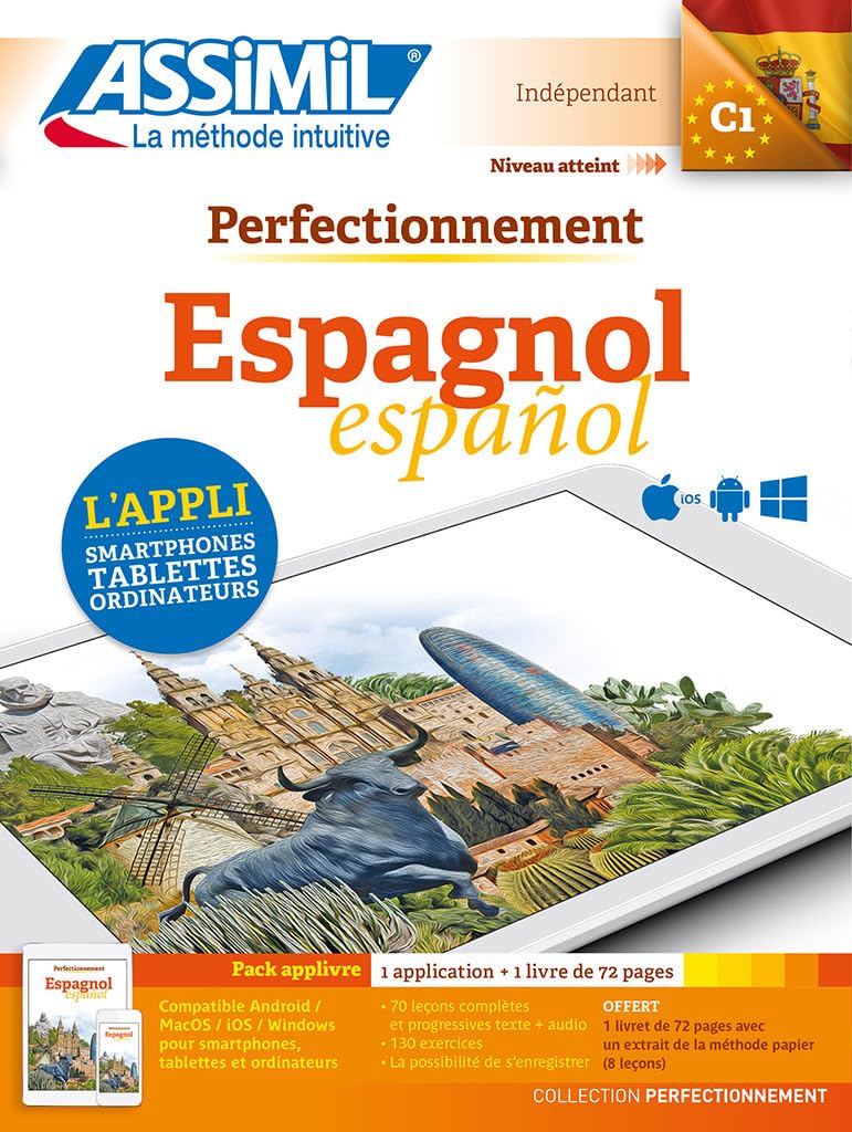 Perfectionnement espagnol (version numerique de la methode collection sans pei (French Edition)