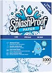 Printer Paper - 8.5" x 11", 5 Mil Waterproof Paper, Laser Printer & Copy Machine Compatible (8.5" x 11" - Letter, 100 Sheets)