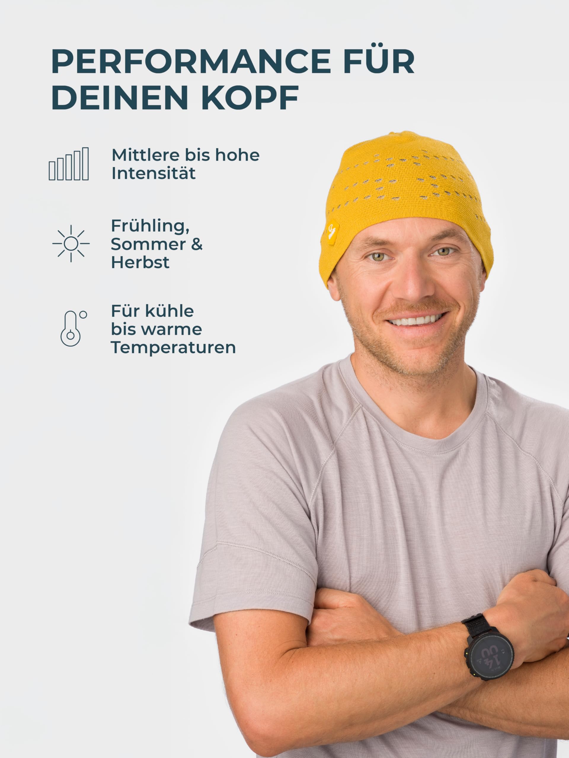 Eisbär Aeka Sportmütze Herren/Damen - Multisport Mütze Herbst/Winter