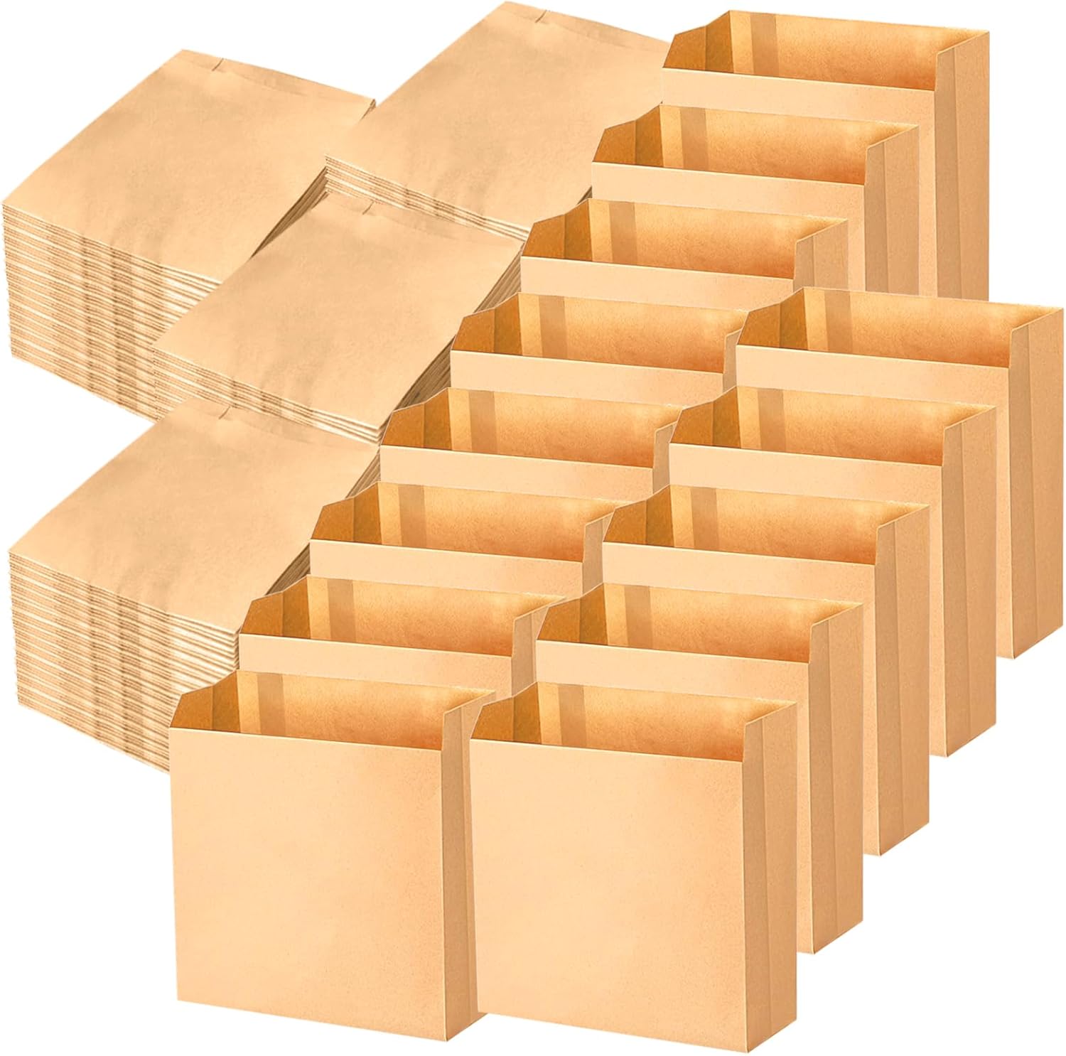 Foxtell 500 PCS 7.5×10in Feminine Hygiene Liner Bags, Waxed Sanitary Napkin Disposal Bags, Commercial Kraft Waxed Paper Bag, Feminine Hygiene Disposal Bag