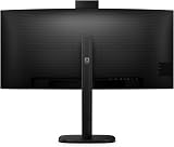 Philips 3000 series 34B2U3600CH/00 Monitor PC 86,4 cm [34] 3440 x 1440 Pixel Wide Quad HD LCD Nero (Philips 34 INCH Curved 120Hz HDMI webcam) - 3