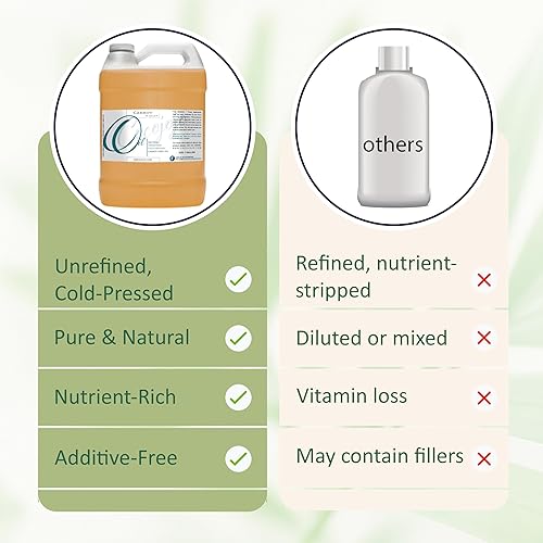 Miniatura 6 de Dr Joe Lab Aceite de semilla de zanahoria 128 onzas 100 puro natural prensado en frío sin refinar aceite de zanahoria extra virgen 1 galón grado