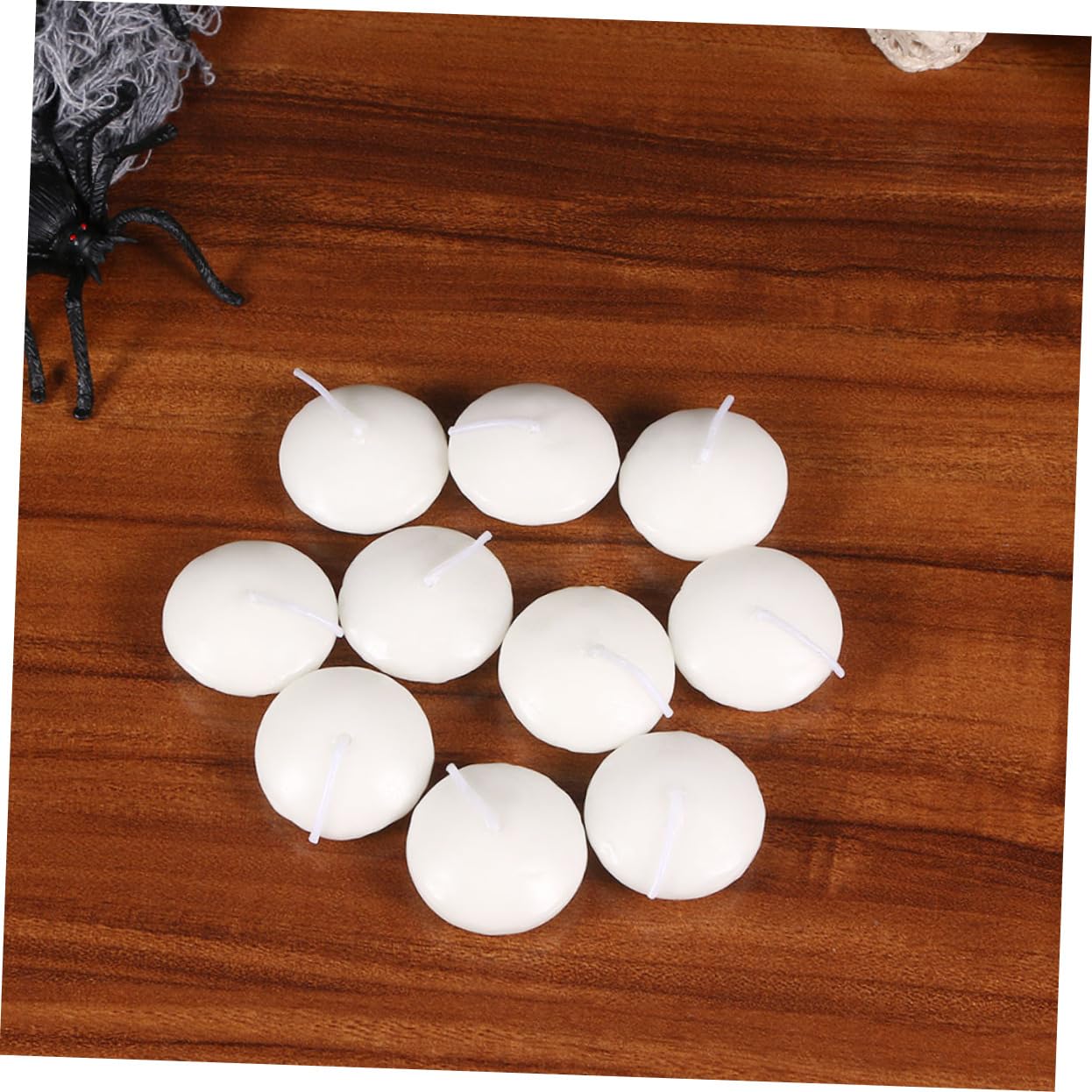 MAGICLULU 100 Velas Flotantes de Parafina, sin Aroma, para Bodas y Fiestas, Crean un Ambiente Cálido en Exteriores y Patios
