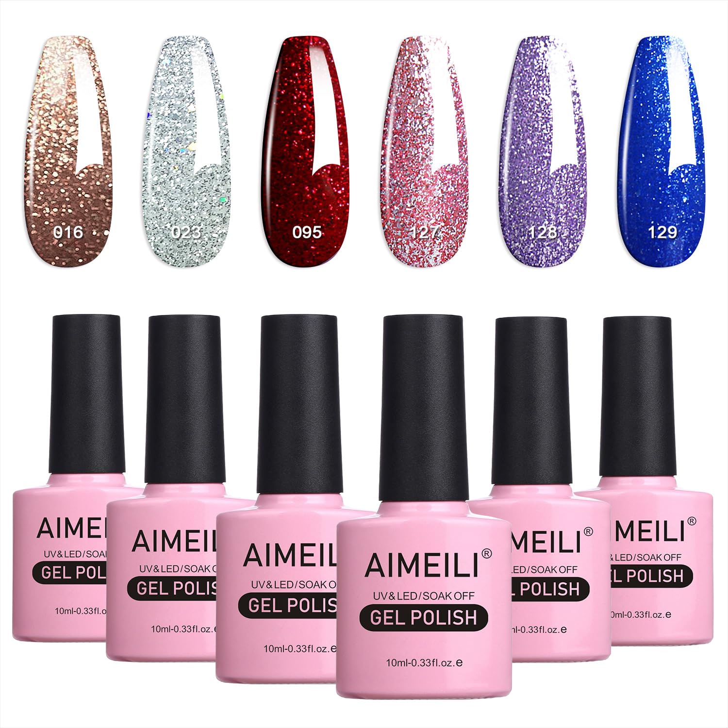  AIMEILI Smalto Semiper permanente Kit per Unghie in Gel - Set Numero 29
| AIMEILI Smalto in Gel UV LED Kit Manicure Soa