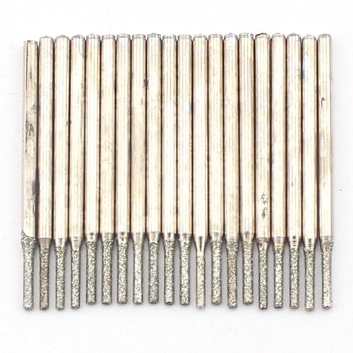 Miniatura 4 de JINGLING Sierra de agujero de diamante de 0.059in con cabeza cilíndrica, brocas sólidas, herramientas lapidarias para piedra