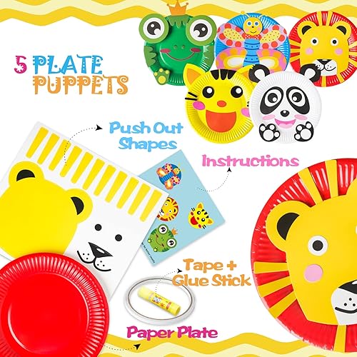 Miniatura 5 de Artes y manualidades para niños de 3 4 5 6 7 y 8 años divertida caja de manualidades para niños pequeños con 20 patrones diferentes proyectos de