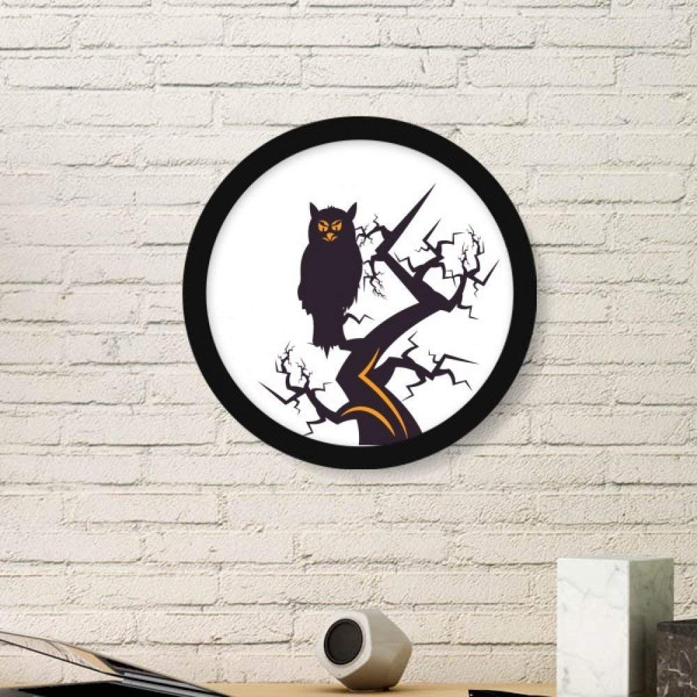 Cadre chouette d'Halloween adhésif pour décorer sans percer vos murs