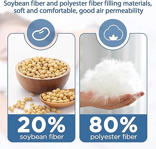 Miniatura 3 de Almohada súper ergonómica, almohada ortopédica cervical ajustable con contorno cervical, almohada de cuello con memoria para dormir, almohada de