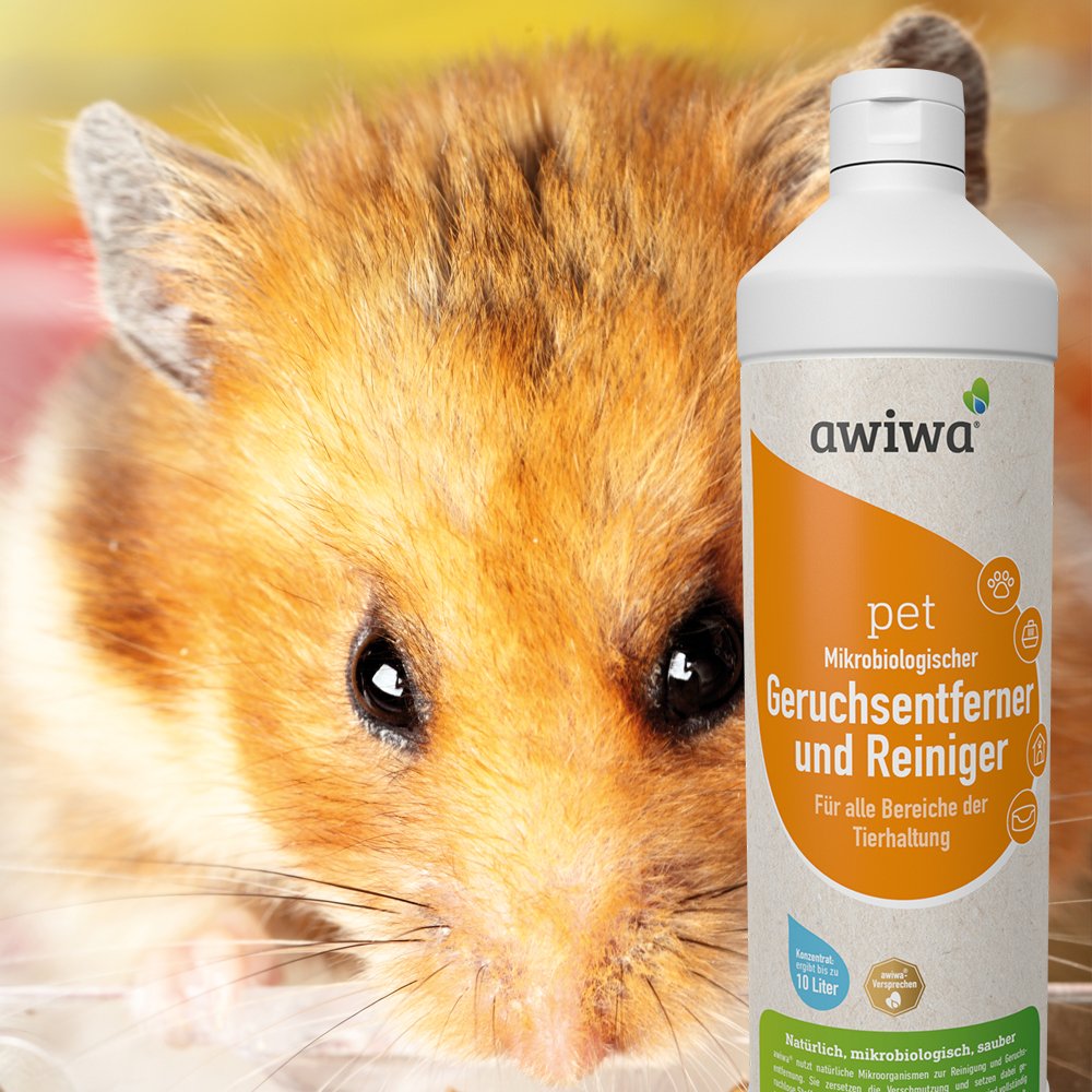 awiwa® pet Mikro­biologischer Tier-Geruchsentferner Konzentrat – gegen Tierurin Geruch & Flecken, für Hund Katze Haustier geruchsneutralisierend (10 Liter)