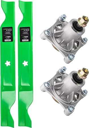 Amazon.com: 8TEN Spindle Medium-Lift Blade Kit for Husqvarna