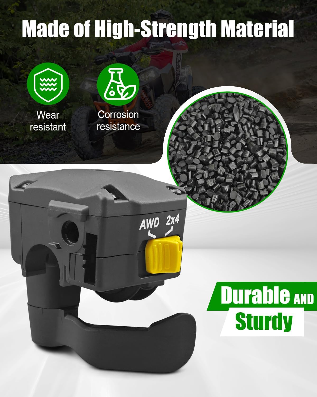 2010403 Thumb Throttle Control Lever Assembly Compatible with Polaris Scrambler 850 1000 Polaris Sportsman 450 HO 570 850 1000, Thumb Throttle Actuator