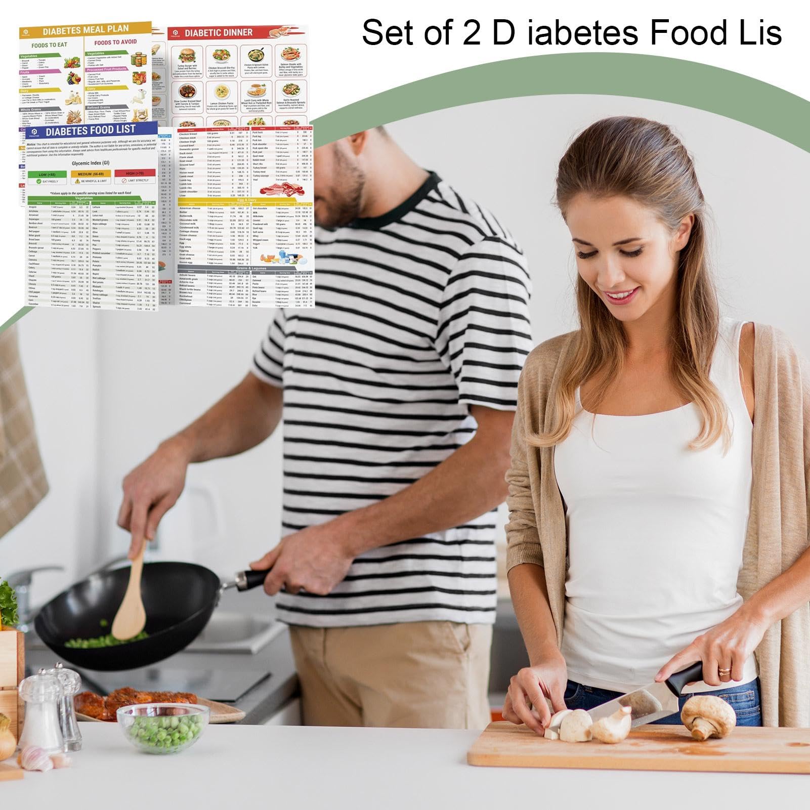 Tabla de alimentos para diabéticos y planificador de comidas bajas en carbohidratos