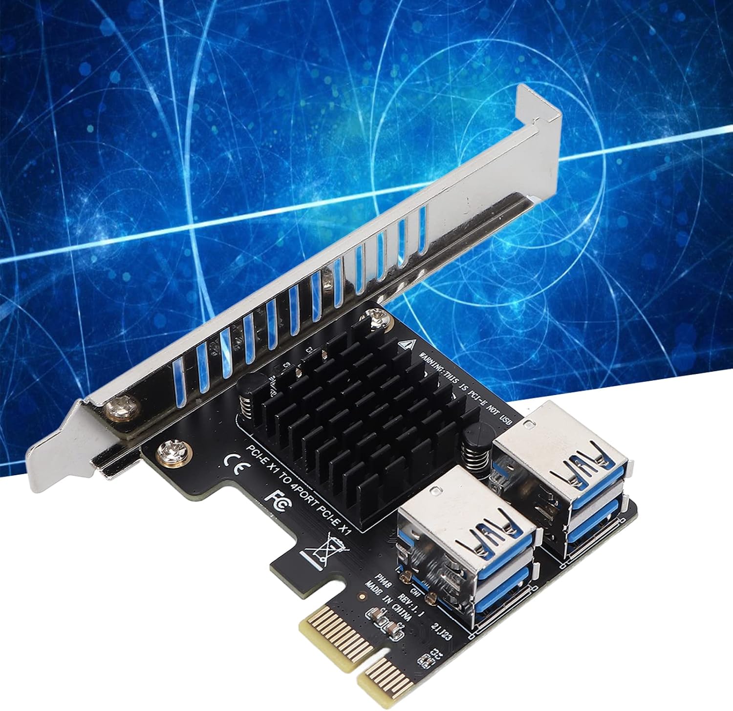 PCI E Expansion Card installed in a system