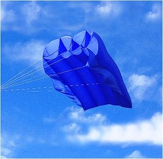 36sqm Large Pilot Kite， Flying Inflatable Kite， Parachute Kite Pendant Professional Kites (Color : 36sqm Blue Pilot)