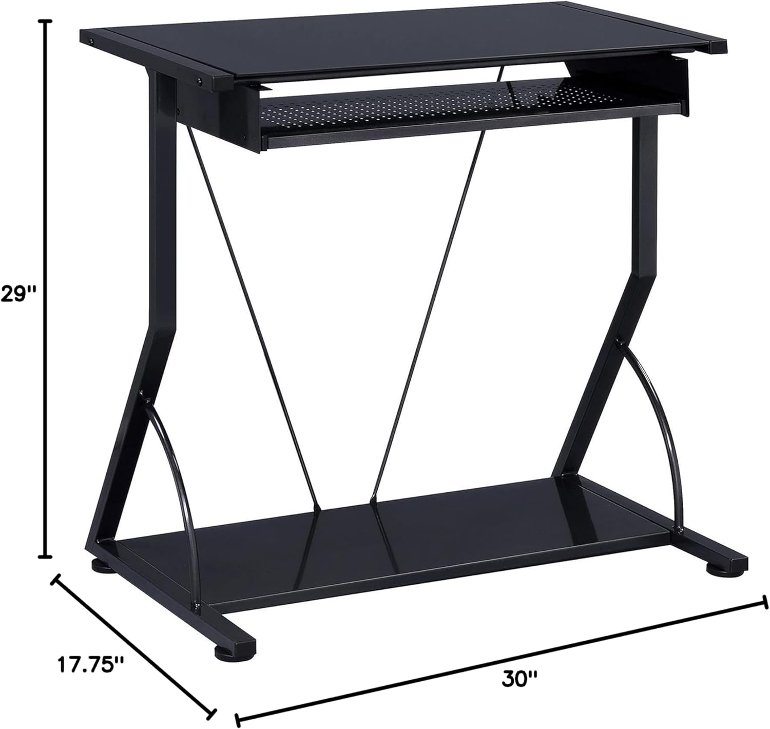 Coaster Furniture Computer Desk Black 800217