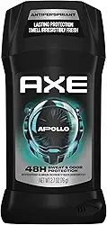 AXE Desodorante antitranspirante Apollo 48 horas contra suor e proteção contra odores para frescor de longa duração, desodorante masculino de sálvia e cedro 76,5 g