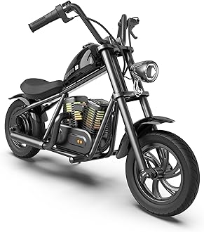 HYPER GOGO Cruiser 12 Plus - Kid's Motorbike (Black)
