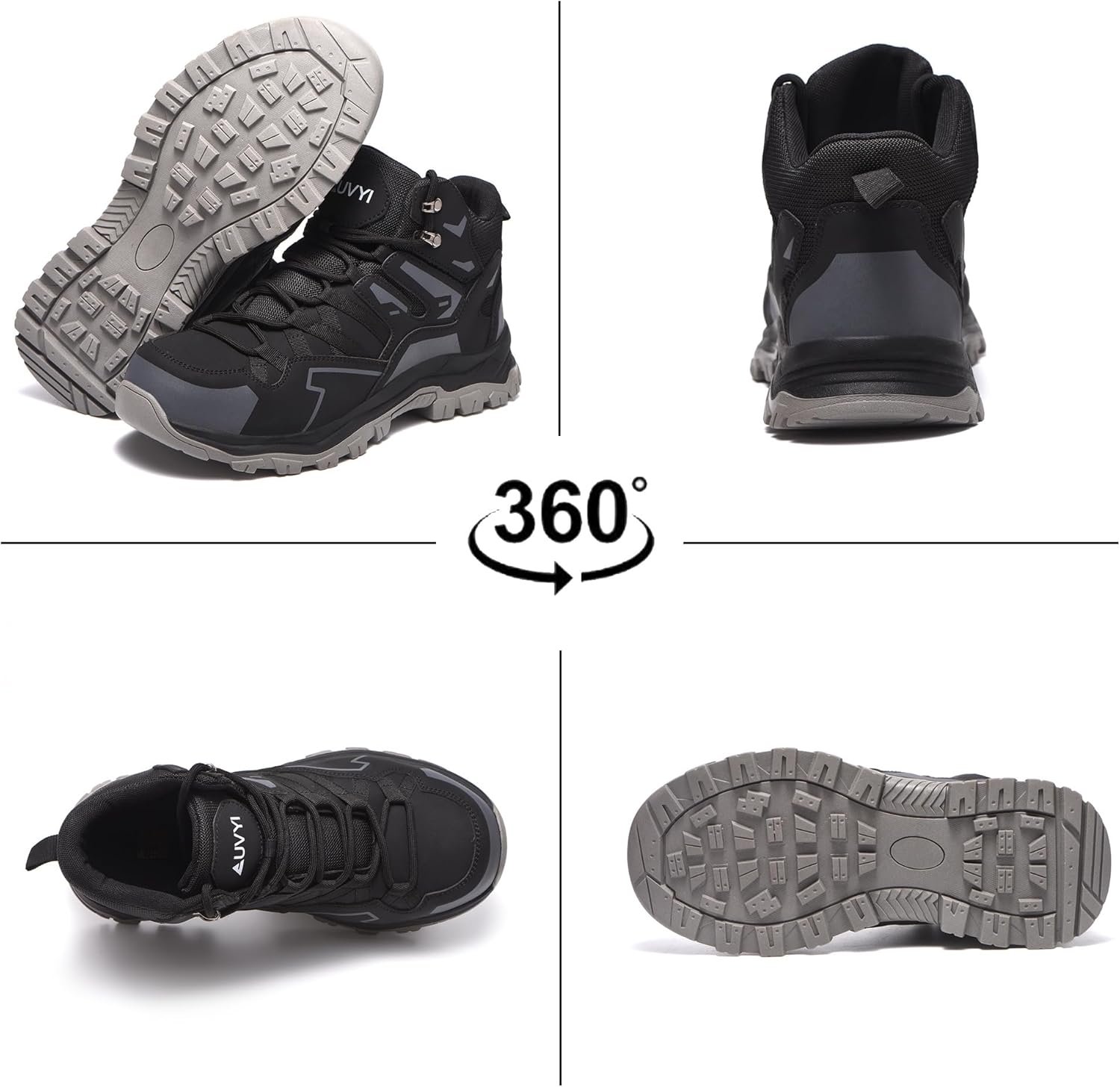 Waterproof Work Boots For Men - Steel Toe Boots Slip-Resistant Durable Wide Toe Safety Shoes Puncture-Resistant Industrial & Construction botas de trabajo para hombre - Image 7