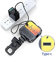 Vista 3 de Pixel Luces de conferencia LED ajustables para selfie, 3 modos de iluminación de video con clip recargable, con cámara frontal de video