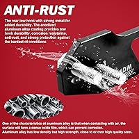 Vista 4 de x xotic tech Kit de Gancho de Remolque Trasero JDM de Aluminio Automático Estilo Racing Anillo de Remolque Trailer Decoración Accesorios