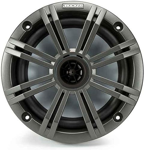 Miniatura 4 de KICKER Altavoces marinos de carbón de 6.5 pulgadas (cantidad 6) 3 pares de altavoces de repuesto OEM