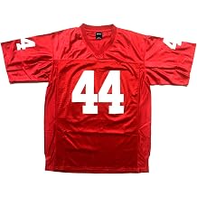 Mens #44 Gump Football Jersey Red Color Stitched Number N Letters Size S - 3XL
