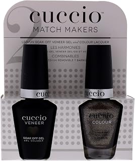 Cuccio Colour Matchmaker - Professional Nail Lacquer With An LED And UV Gel Polish - Made With Triple Pigmentation Technology For Rich Coverage In One Coat - Nurture Nature - 2 Pc