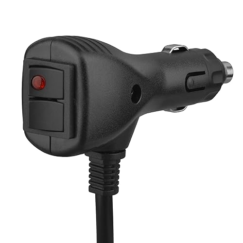 Miniatura 2 de Interruptor de palanca de encendido/apagado resistente de 12 V, interruptor momentáneo, adaptador de encendedor de cigarrillos con interruptor de