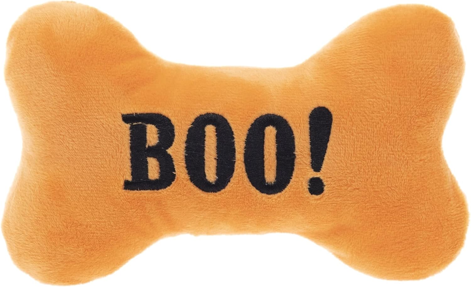 Pet Supplies : Vibrant Life Halloween Squeaky Dog Toy - Bone Boo (Small ...