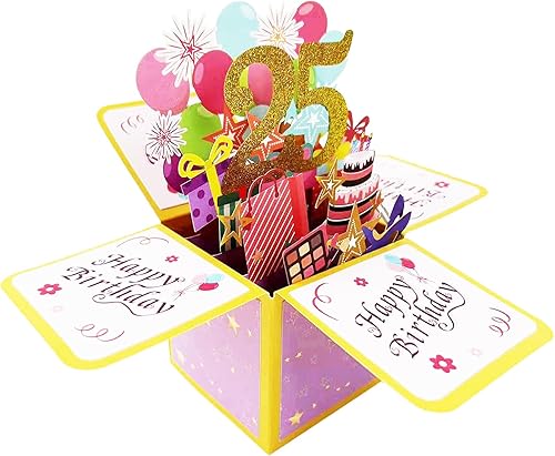 Miniatura 13 de Asmallgf Tarjeta desplegable de feliz cumpleaños 17 para niñas y niños, divertida tarjeta de felicitación 3D de cumpleaños de 17 años para él