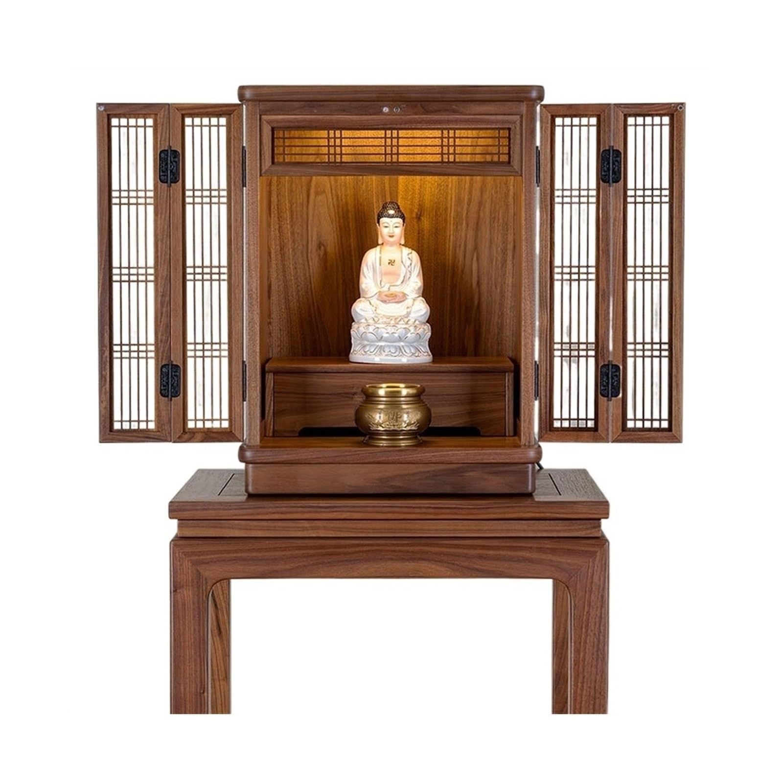Amazon.com: Temple for Home Black Walnut Wall Mounted Buddhist