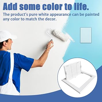 100x150mm Access Panel Inspection Hatch Cover ABS Plastic Paintable Easy