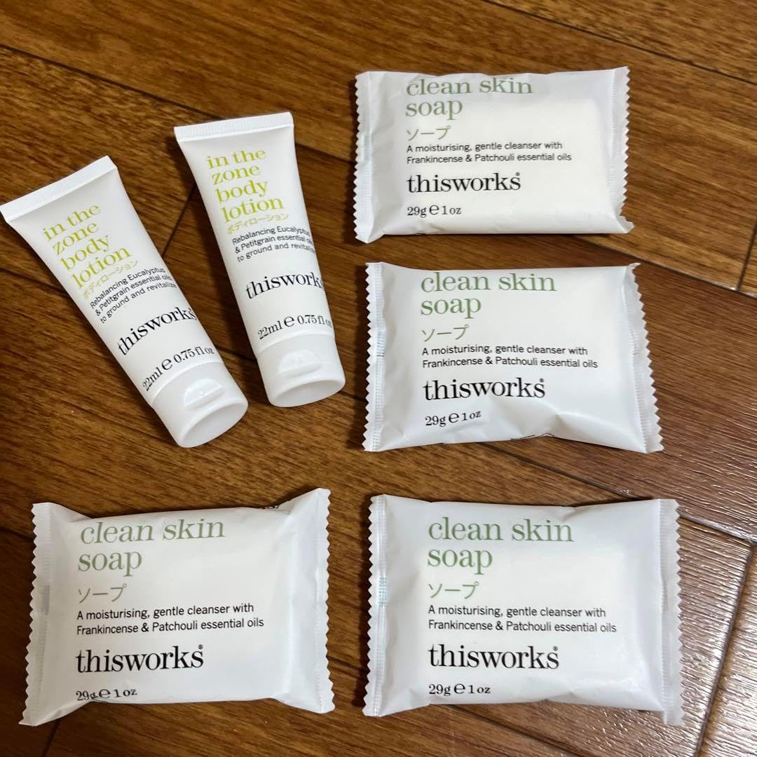 thisworks ボディローション 22ml ×2本＆ソープ4個 thisworks ボディ