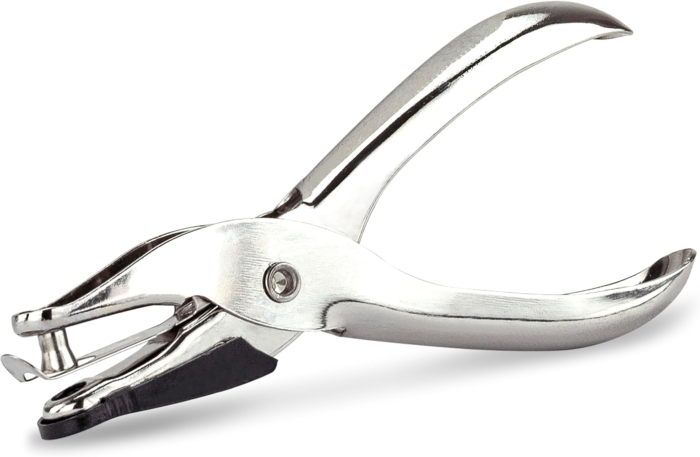 Rapesco PF25A001 Single Hole Paper Punch, 10 Sheet Capacity, Silver