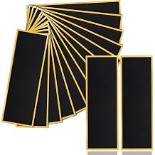 15Pcs Fingerboard Foam Grip Tape, Strong Adhesive Finger Skateboard Grip Tape, 110 x 38 mm Mini Fingerboard Deck Anti Slip Stickers, Black