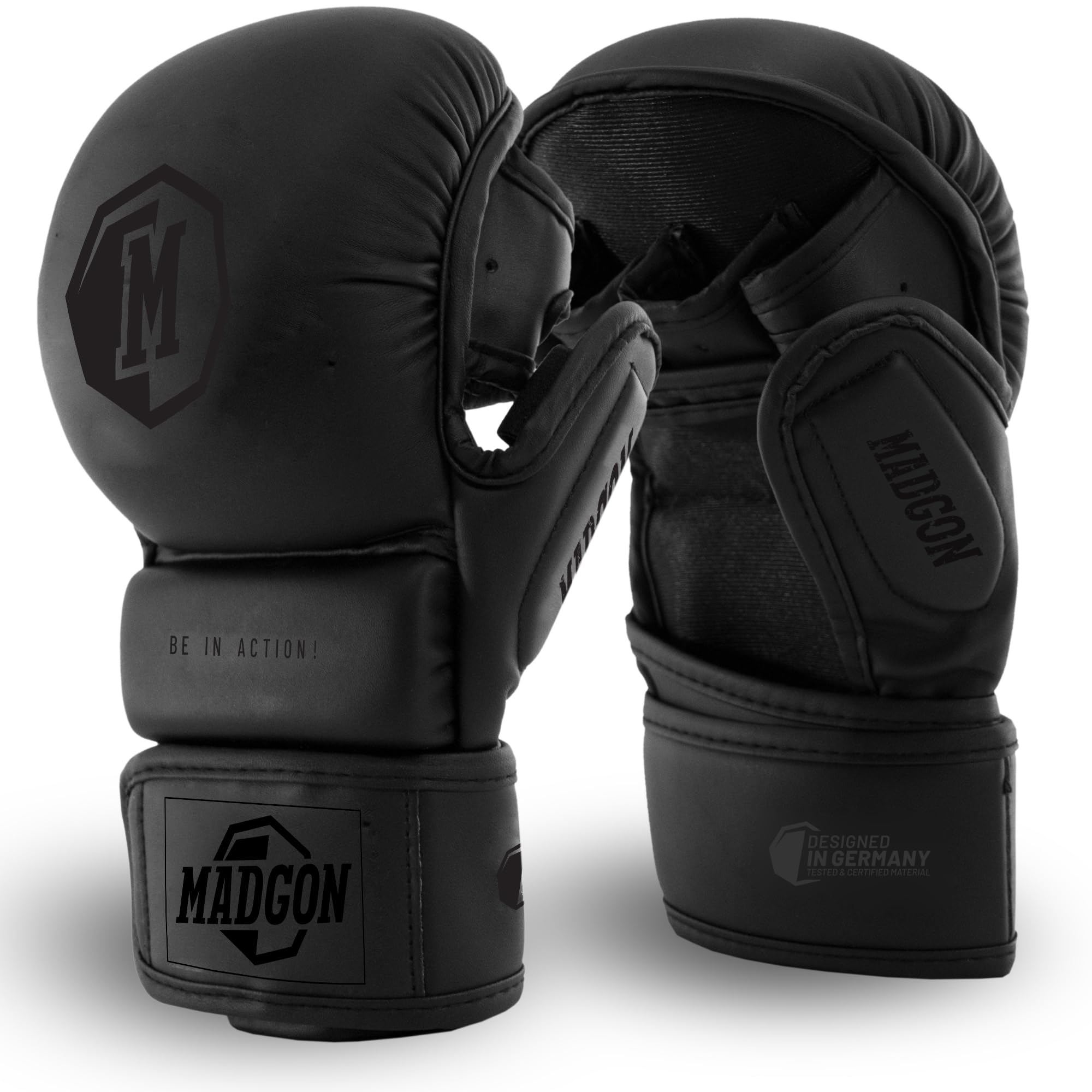 MADGON MMA Sparring Handschuhe – Extra Dicke Polsterung & Handgelenkschutz – inkl. Beutel