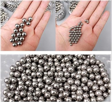 304 Stainless Steel Grinding Balls Mill Balls for Lab Planetary Ball Mill (10mm, 500g)