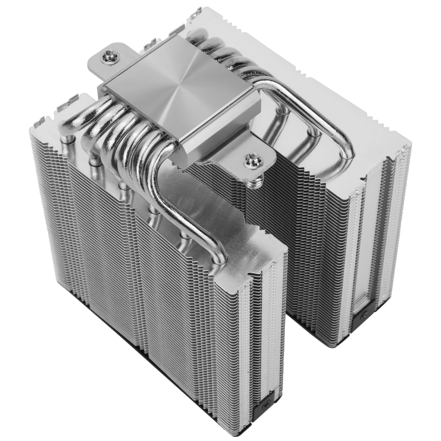 Thermalright Royal Knight 120 heatsink bottom view with heat pipes