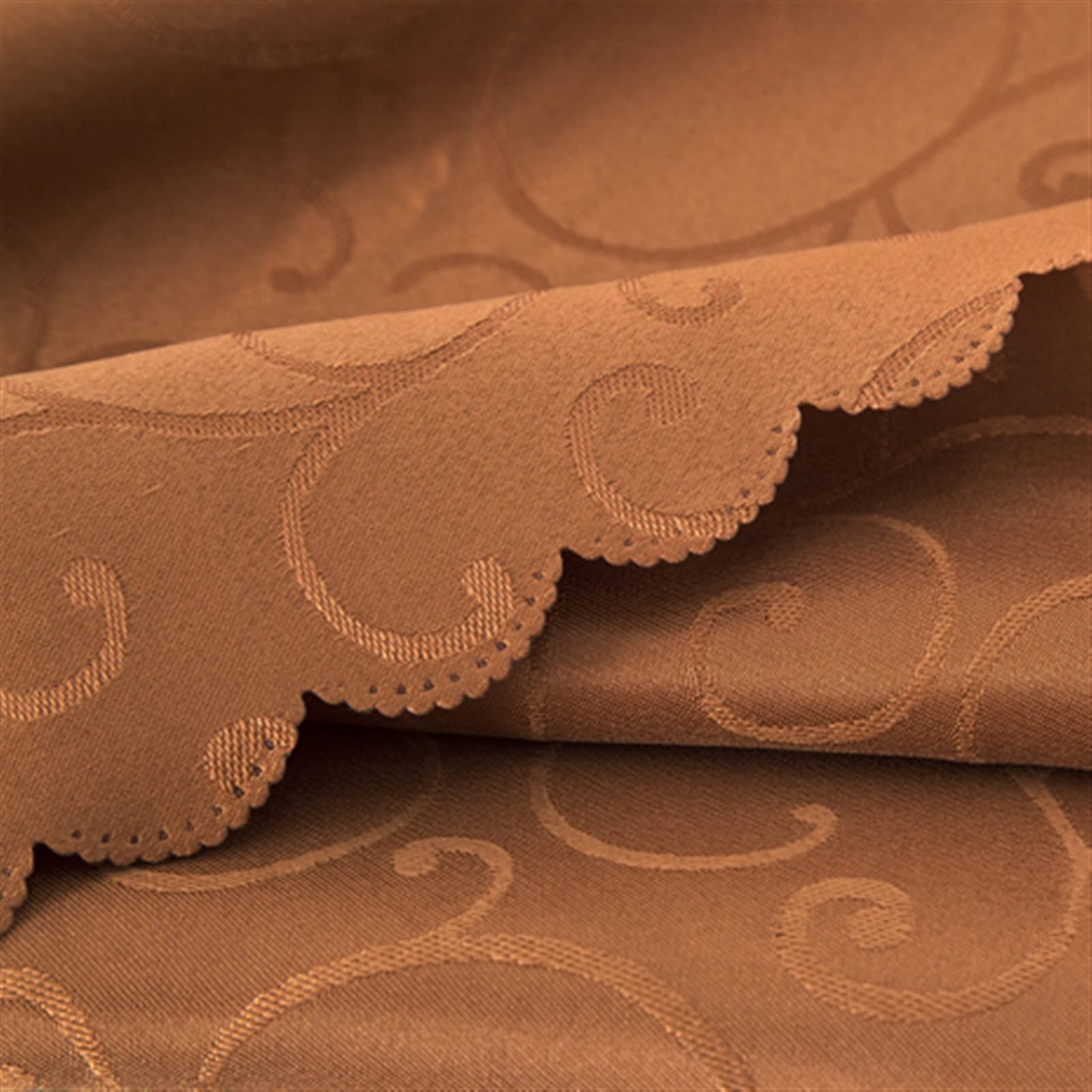 Nappe à fleurs jacquard anti-plis pour grand banquet de mariage et buffet hôtel